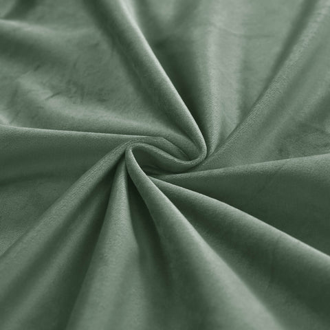 MJ11 Extra Long Soft Velvet Blackout Drapes For Loft Living Room Grommet 1 Panel