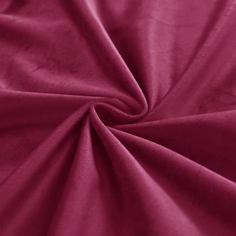 MJ11 Soft Soundproof Luxury Velvet Blackout Drapes Back Tab and Rod Pocket 2 In 1 (1 Panel)