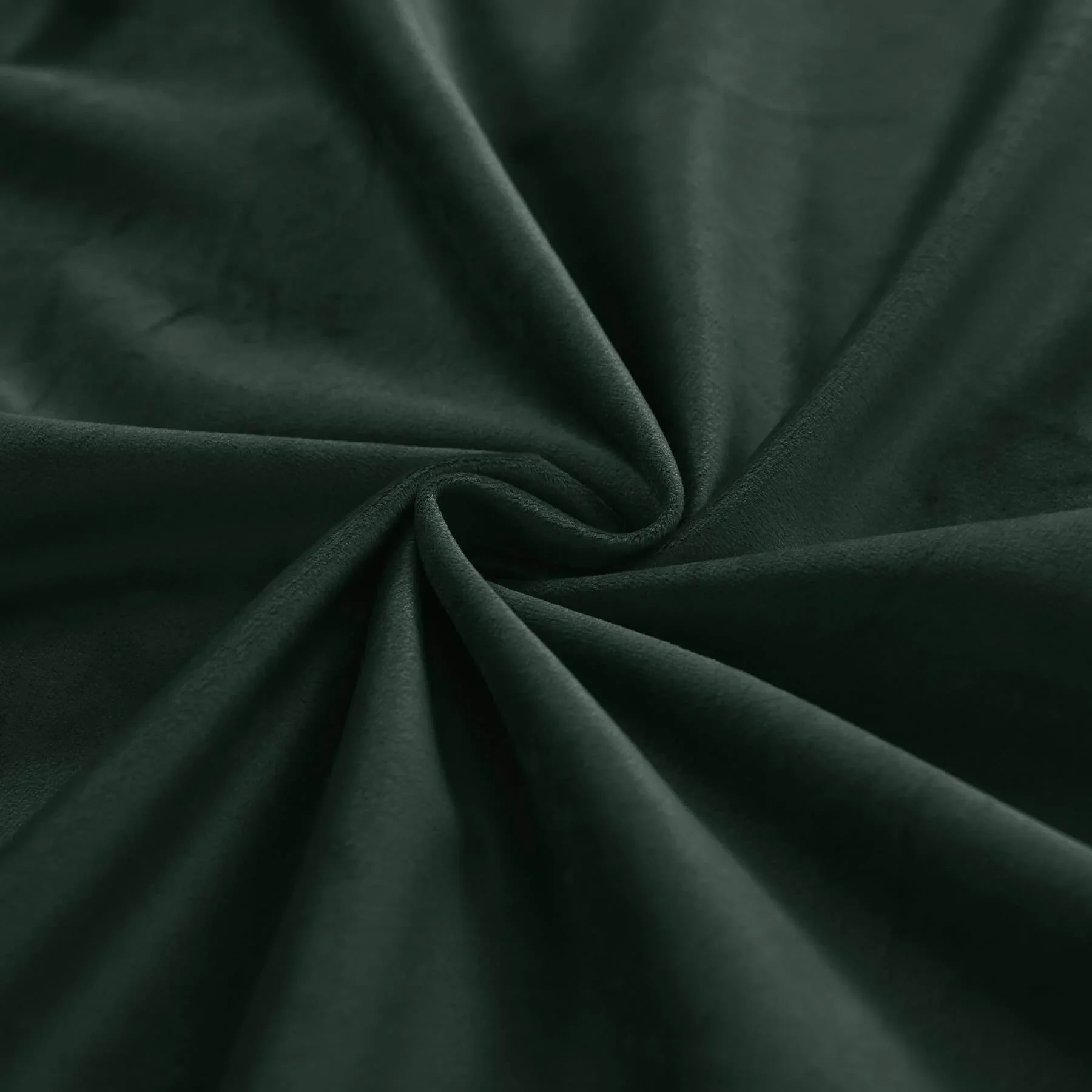 MJ11 Soft Soundproof Luxury Velvet Blackout Drapes Back Tab and Rod Pocket 2 In 1 - Cololeaf -- 107# Moss