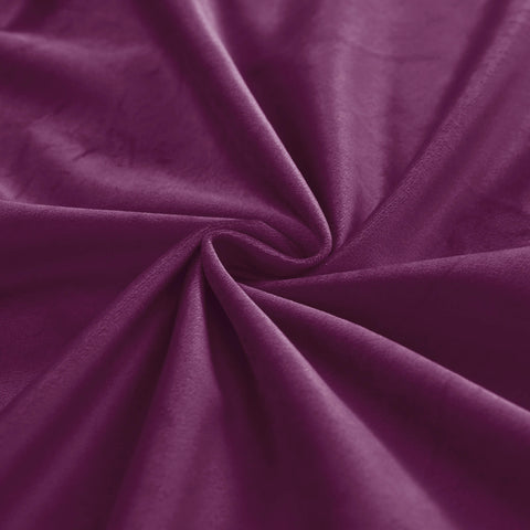 MJ11 Soft Soundproof Luxury Velvet Blackout Drapes Back Tab and Rod Pocket 2 In 1 (1 Panel)