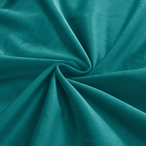 MJ11 Soft Soundproof Luxury Velvet Blackout Drapes Back Tab and Rod Pocket 2 In 1 (1 Panel)