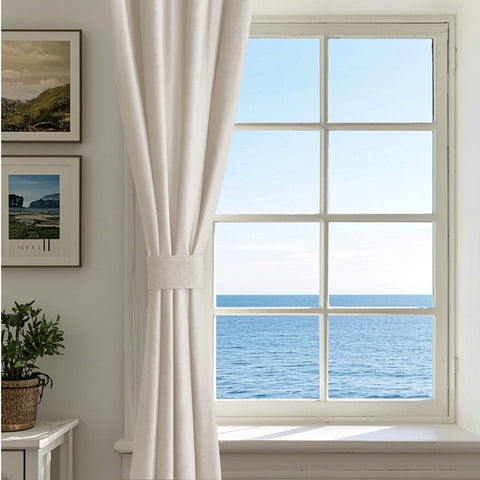 MJ11 Soft Velvet Blackout Drapes For Living Room Bedroom Grommet 1 Panel