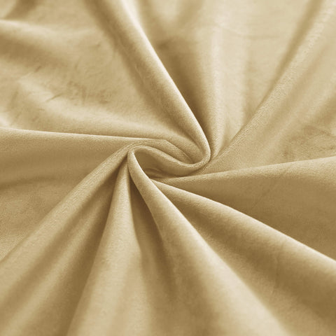 MJ11 Soft Velvet Blackout Drapes For Living Room Bedroom Grommet 1 Panel