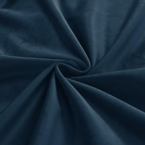 MJ11 Soft Velvet Blackout Drapes For Living Room Bedroom Grommet 1 Panel