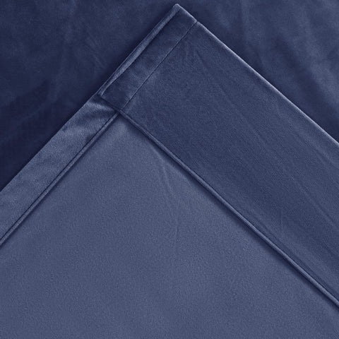 MJ11 Soft Velvet Blackout Drapes For Living Room Bedroom Grommet 1 Panel