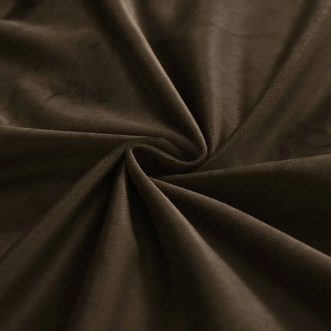 MJ11 Soft Velvet Blackout Drapes For Living Room Bedroom Pinch Pleat 1 Panel