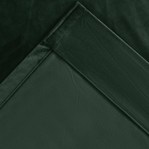 MJ11 Soft Velvet Blackout Drapes For Living Room Bedroom Pinch Pleat 1 Panel