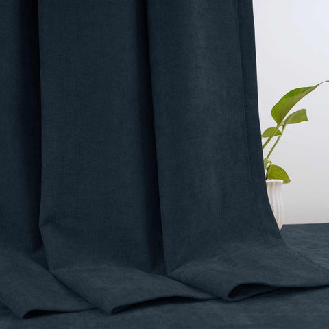 OY12 Blackout Soft Chenille Curtains Grommets 1 Panel for Bedroom