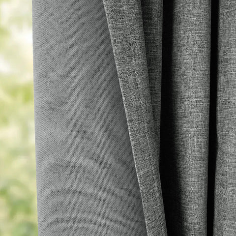 OY19S Blackout Linen Curtains 3 IN 1 Header 1 Panel