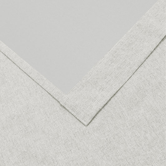 OY19S Linen Blend Soft Blackout Curtains Pinch Peat 1 Panel
