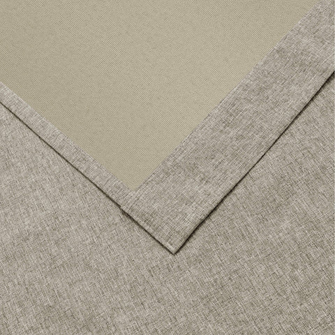OY19S Blackout Linen Curtains 3 IN 1 Header 1 Panel