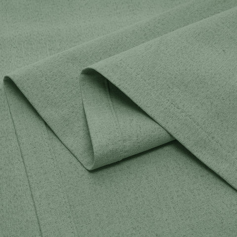 OY66 Ultra-Soft Blackout Double-Sided Lightweight Linen Curtain Pinch Pleat 1 Panel