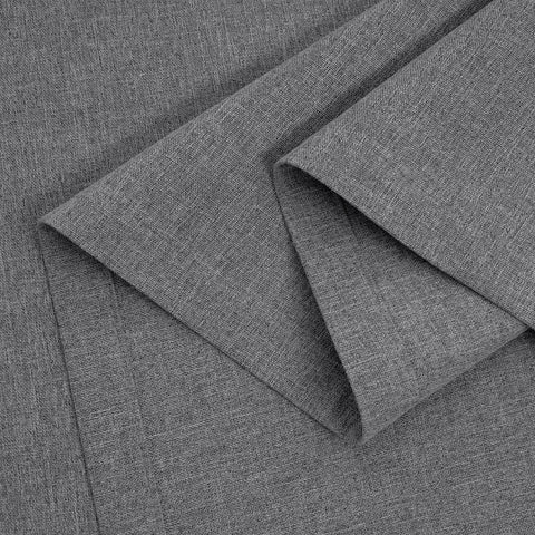 OY66 Extra Long Ultra-Soft Blackout Double-Sided Lightweight Linen Curtain 1 Panel