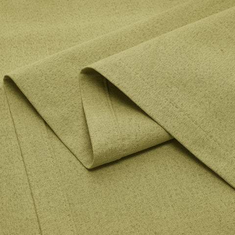 OY66 Extra Long Ultra-Soft Blackout Double-Sided Lightweight Linen Curtain 1 Panel