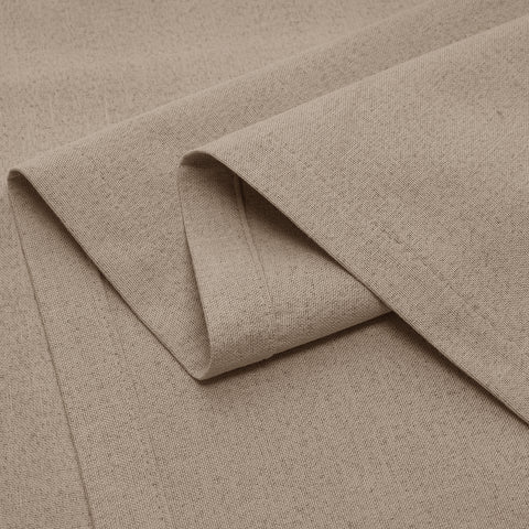 OY66 Extra Long Ultra-Soft Blackout Double-Sided Lightweight Linen Curtain 1 Panel