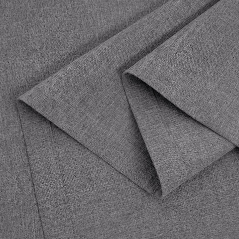 OY66 Extra Long Ultra-Soft Blackout Double-Sided Lightweight Linen Curtain 1 Panel