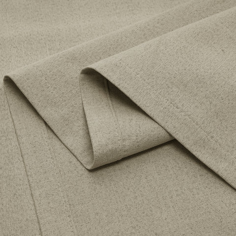 OY66 Extra Long Ultra-Soft Blackout Double-Sided Lightweight Linen Curtain 1 Panel