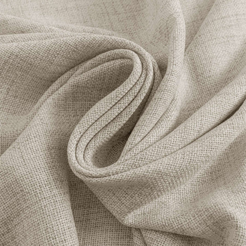 TW04 Linen Textured Light Filtering Sheer Curtain Pinch Pleat