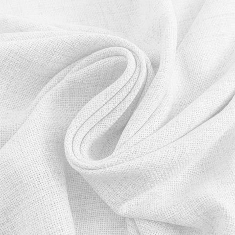TW04 Linen Textured Light Filtering Sheer Curtain Pinch Pleat